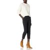 Cable Stitch Women’s Cable Crewneck Sweater – Long Sleeve Drop Shoulder Boxy Pullover Knit Top(Birch White)