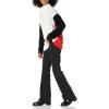 Cable Stitch Women’s Cable Turtleneck Sweater – Oversized Colorblock Contrast Long Sleeve Chunky Pullover Knit Top(Cream/Black/Poppy)
