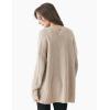Cable Stitch Women’s Cotton Ribbed Button Sweater Cardigan – Open Front Long Sleeve Knit Cover-up Coat(Oatmeal)