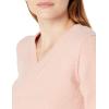 Cable Stitch Women’s Cozy V-Neck Pullover Sweater – Soft Long Sleeve Loose Fit Solid Color Knitted Top(Camille)