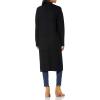 Cable Stitch Women’s Double Faced Open Front Cardigan – Contrast Colors Long Sleeve Sweater Coat with Pockets(Black)