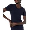 Cable Stitch Women’s Fit-and-Flare Knit Dress – Crewneck Short Sleeve Midi Sweater Dress(Navy)