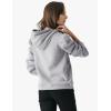 Cable Stitch Women’s Hooded Puff Shoulder Sweatshirt(Heather Grey)