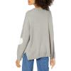 Cable Stitch Women’s Intarsia Sweater – Star, Lightning Bolt, Heart Graphics Long Sleeve Crewneck Pullover Top(Heather Grey/White Heart)