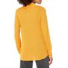 Cable Stitch Women’s Lightweight Long Sleeve Wrap High/Low Knit Top – V-Neck Wrap Front Pullover Sweater(Mustard)
