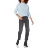 Cable Stitch Women’s Mixed Stitch Turtleneck Sweater – Mock Neck Fringe Raglan Long Sleeve Pullover Solid Color Top(Light Blue)