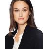 Cable Stitch Women’s Open Front Waffle Stitch Knit Cardigan – Long Sleeve Casual Sweater Coat with Pockets(Black)