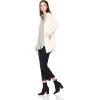 Cable Stitch Women’s Open Front Waffle Stitch Knit Cardigan – Long Sleeve Casual Sweater Coat with Pockets(White)