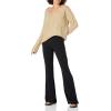 Cable Stitch Women’s Oversized Argyle Tunic Sweater – V-Neck Drop Shoulder Long Sleeve Loose Pullover Top(Camel)