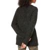 Cable Stitch Women’s Oversized Argyle Tunic Sweater – V-Neck Drop Shoulder Long Sleeve Loose Pullover Top(Charcoal)