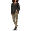 Cable Stitch Women’s Oversized Argyle Tunic Sweater – V-Neck Drop Shoulder Long Sleeve Loose Pullover Top(Charcoal)