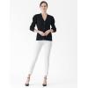 Cable Stitch Women’s Puff Sleeve Lightweight Cardigan – V-Neck Long Sleeve Button Front Solid Color Sweater(Black)