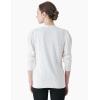 Cable Stitch Women’s Puff Sleeve Lightweight Cardigan – V-Neck Long Sleeve Button Front Solid Color Sweater(Ivory)