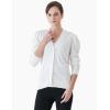 Cable Stitch Women’s Puff Sleeve Lightweight Cardigan – V-Neck Long Sleeve Button Front Solid Color Sweater(Ivory)