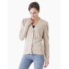 Cable Stitch Women’s Puff Sleeve Lightweight Cardigan – V-Neck Long Sleeve Button Front Solid Color Sweater(Khaki)