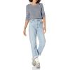 Cable Stitch Women’s Raglan Long Sleeve Shaker Stitch Pullover Sweater – Fisherman Rib Knit Crewneck Cotton Top(Marled Blue)