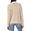 Cable Stitch Women’s Soft Relaxed Fit Boucle Sweater Cardigan – V-Neck Long Sleeve Button Front Sweater Coatigan with Pockets(Camel)