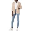 Cable Stitch Women’s Soft Relaxed Fit Boucle Sweater Cardigan – V-Neck Long Sleeve Button Front Sweater Coatigan with Pockets(Camel)