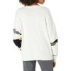 Cable Stitch Women’s Vintage Intarsia Pullover Sweater – Crewneck Long Sleeve Geometric Pattern Top(Multi-cream)