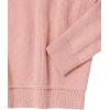 Cable Stitch Women’s Zig Zag Chevron Crewneck Pullover Sweater – Long Sleeve Lightweight Striped Color Blocked Knit Top(Pink)